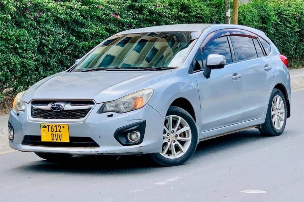 Magari Used Subaru Impreza 2012 Dar es salaam Tanzania