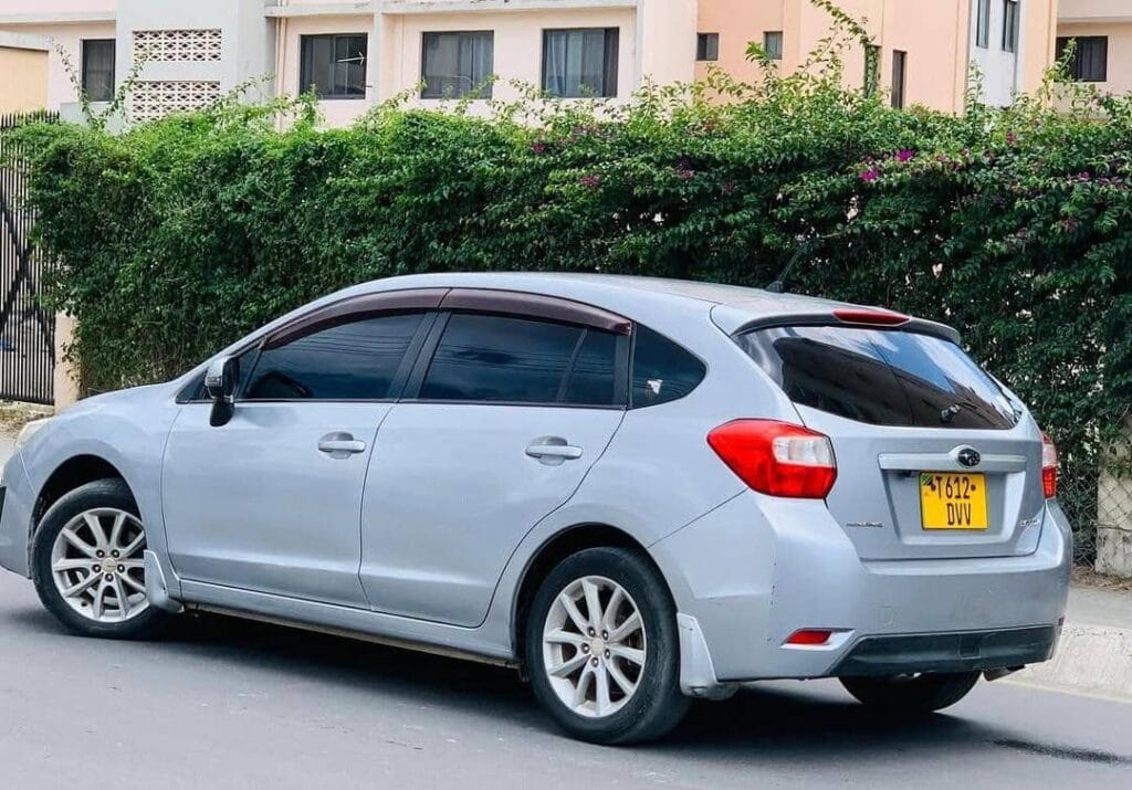 Magari Impreza 2012 lipo Dar es salaam