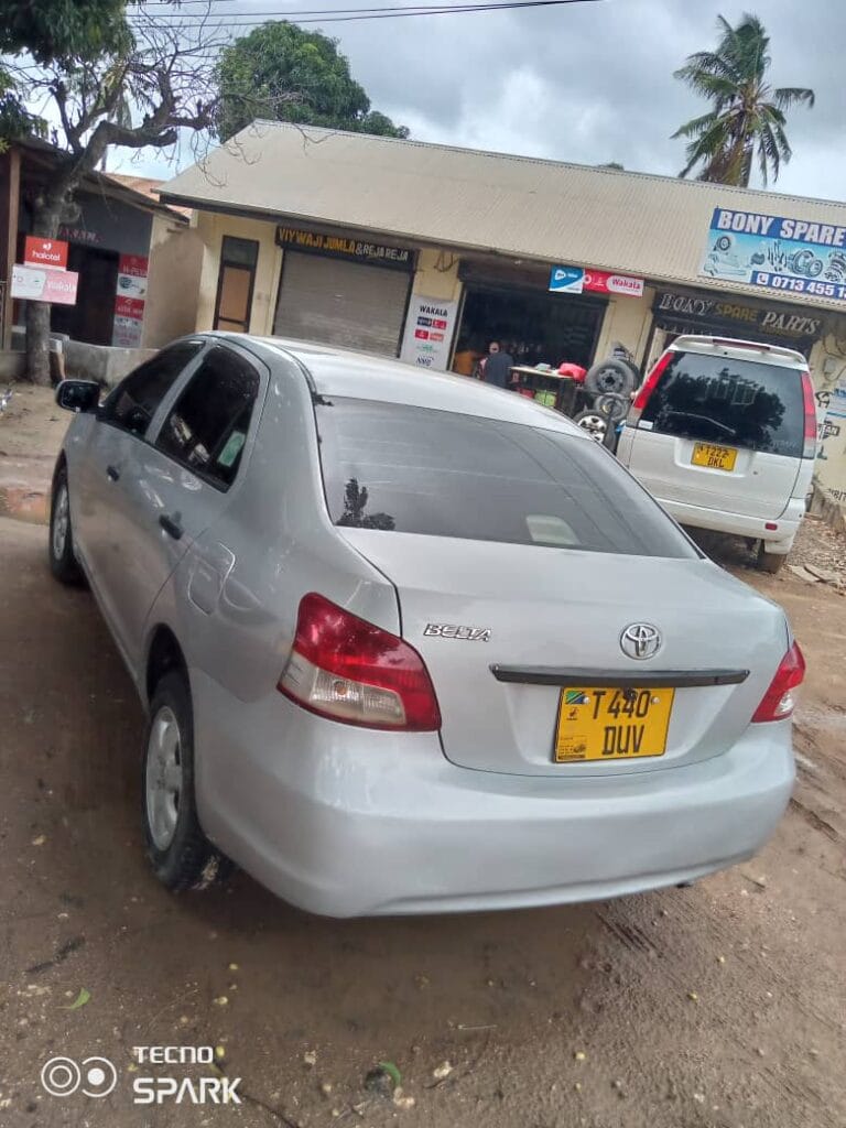 Price Of Toyota Belta 2008 for Sale in Tanzania