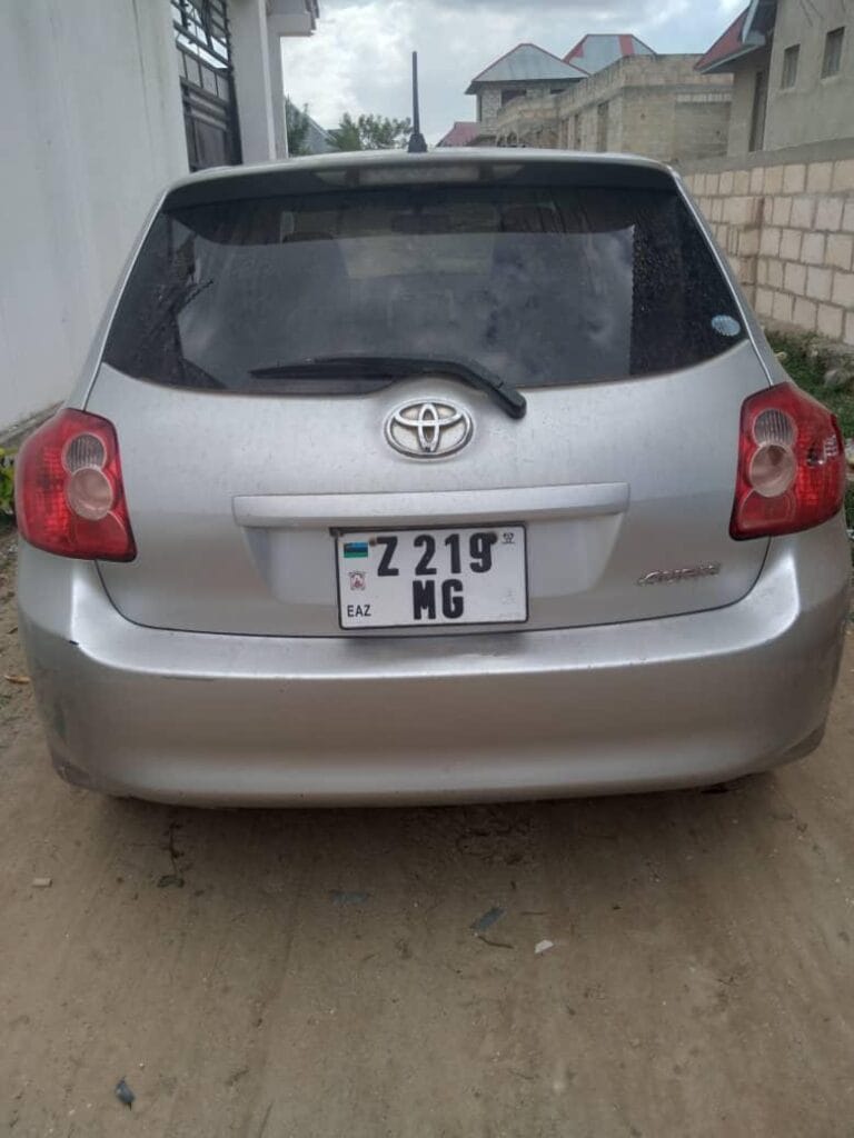Price Of Toyota Auris 2008 for Sale in Tanzania