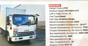 Used JAC Gal​lop 12 Dump Truck 2025 for Sale in Dar es salaam