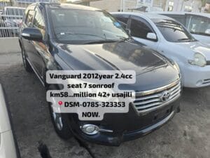 Bei ya Toyota Vanguard 2012 Sokoni Dar es salaam Tanzania