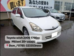 Bei ya Toyota Wish 2006 Sokoni Dar es salaam Tanzania