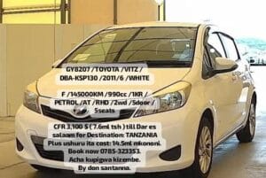 Used Toyota Vitz 2011 for Sale in Dar es salaam
