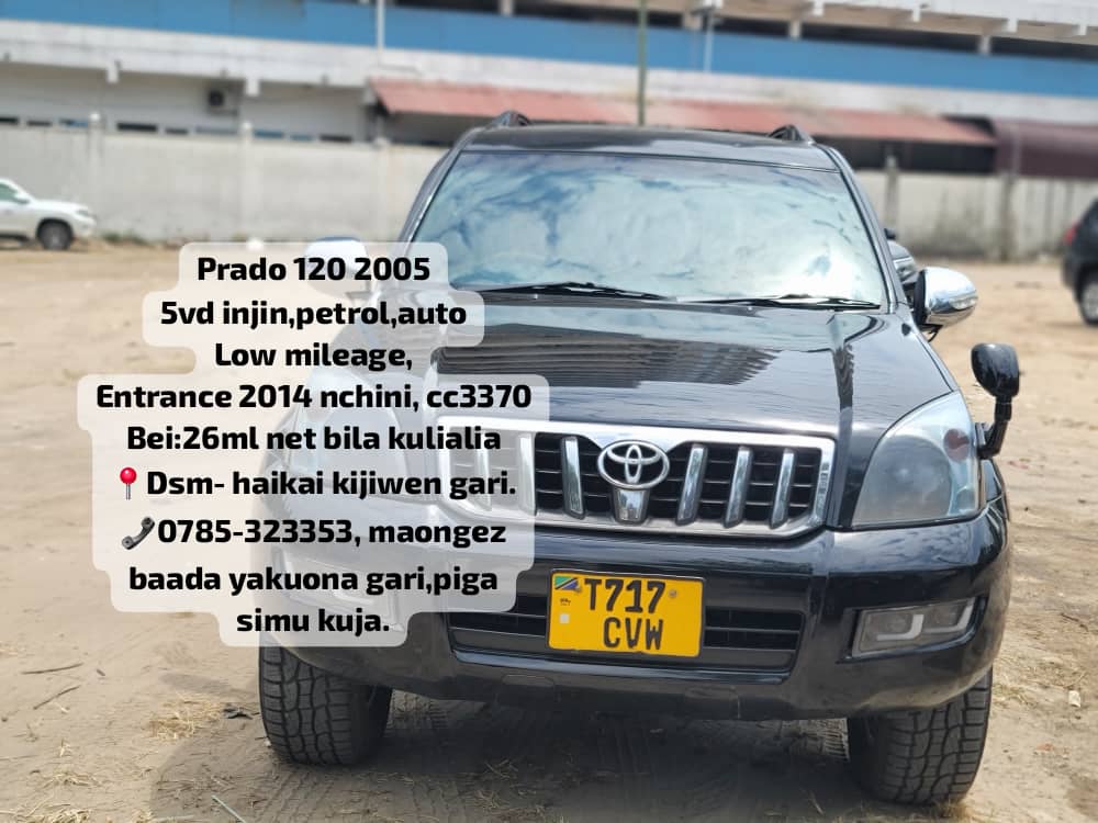 Used Toyota Land Cruiser Prado 2005 for Sale in Dar es salaam
