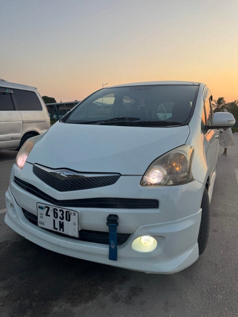 Magari Ractis 2010 lipo Zanzibar