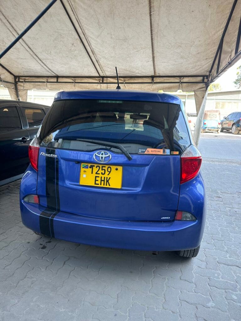 Magari Sokoni Toyota Ractis ya Bei Poa 2010