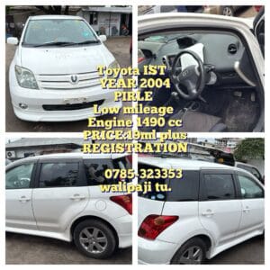 Used Toyota IST 2004 for Sale in Dar es salaam