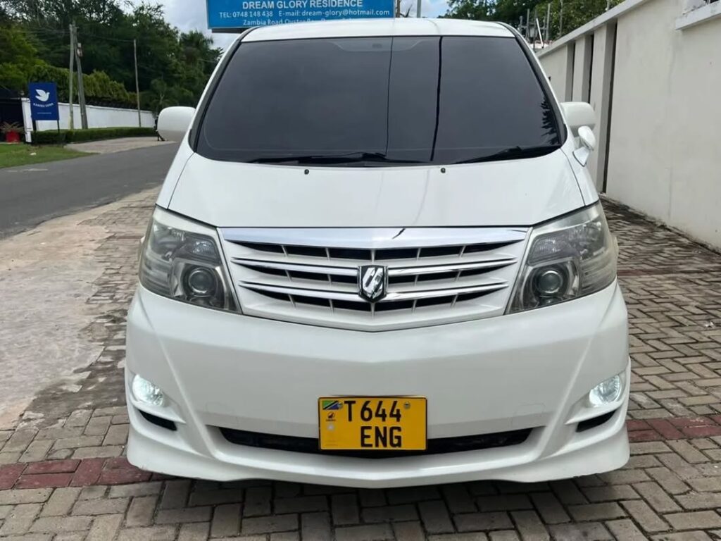 Bei ya Toyota Alphard 2007 Sokoni Dar es Salaam Tanzania