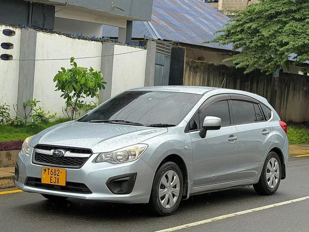 Subaru Impreza bei poa sokoni Dar es Salaam Tanzania