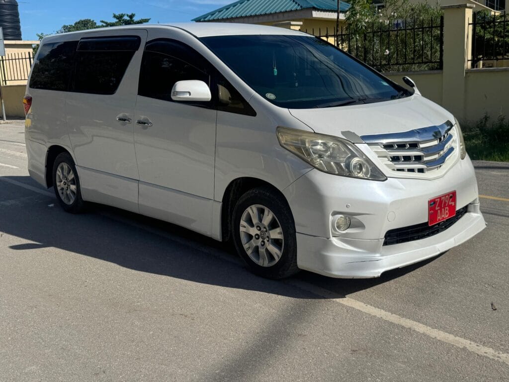 Magari Used Toyota Alphard 2008 Zanzibar Tanzania