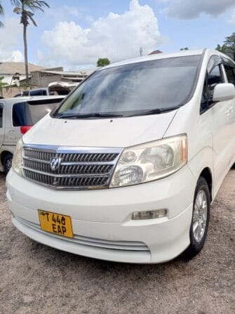 Price of Used Toyota Alphard 2007 for Sale in Dar es salaam Tanzania