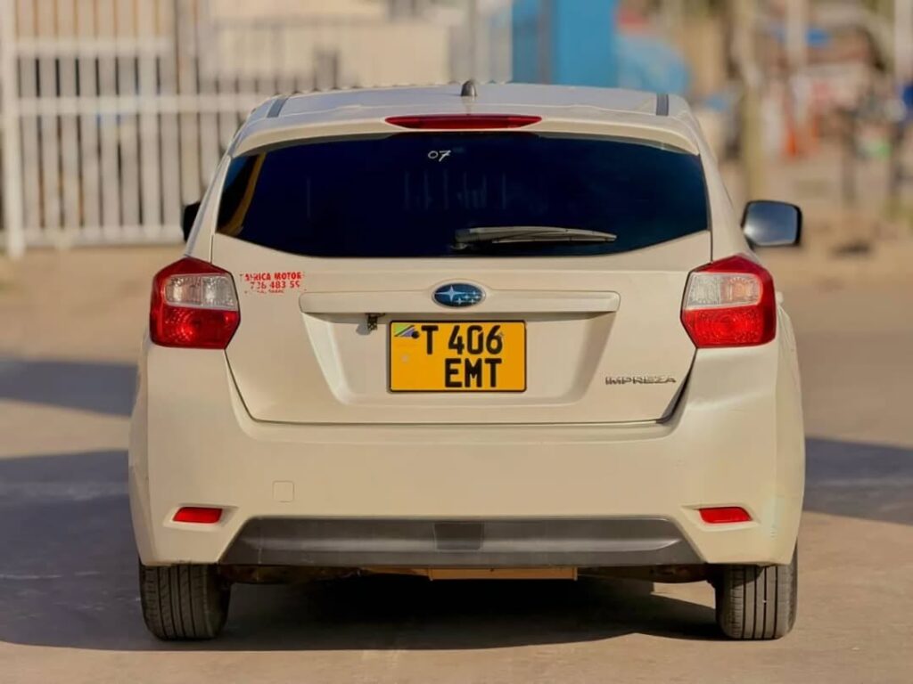 Magari Impreza 2013 lipo Dar es Salaam