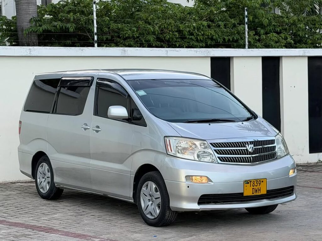 Bei ya Toyota Alphard 2004 Sokoni Dar es Salaam Tanzania