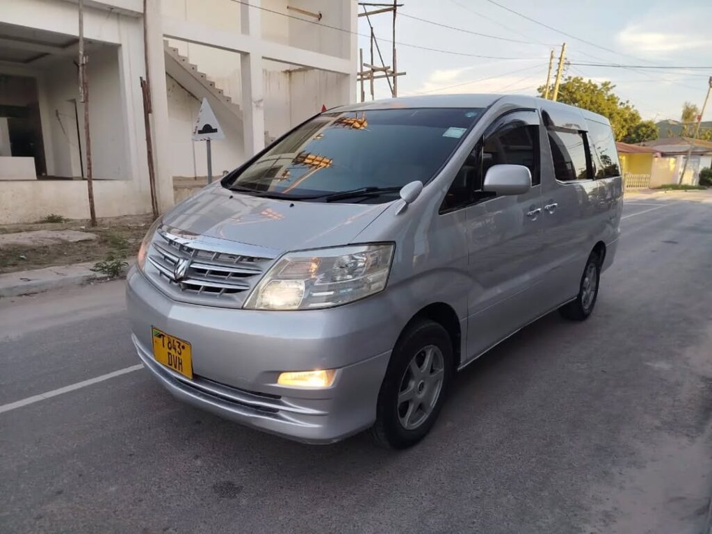Bei ya Toyota Alphard 2007 Sokoni Dar es Salaam Tanzania
