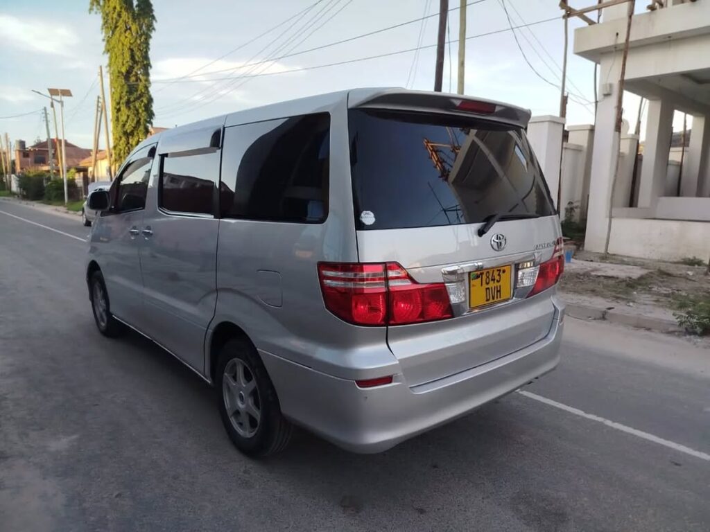 Magari Used Toyota Alphard 2007 Dar es Salaam Tanzania