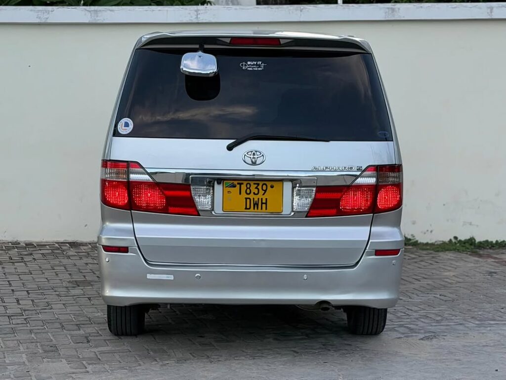 Bei ya Toyota Alphard 2004 Sokoni Dar es Salaam Tanzania