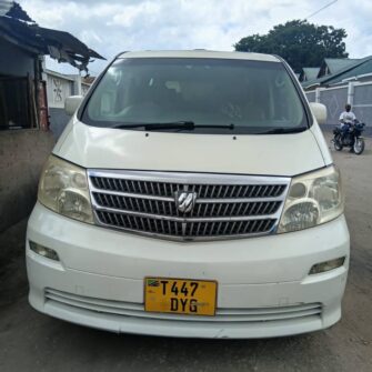 Price of Used Toyota Alphard 2004 for Sale in Dar es Salaam Tanzania