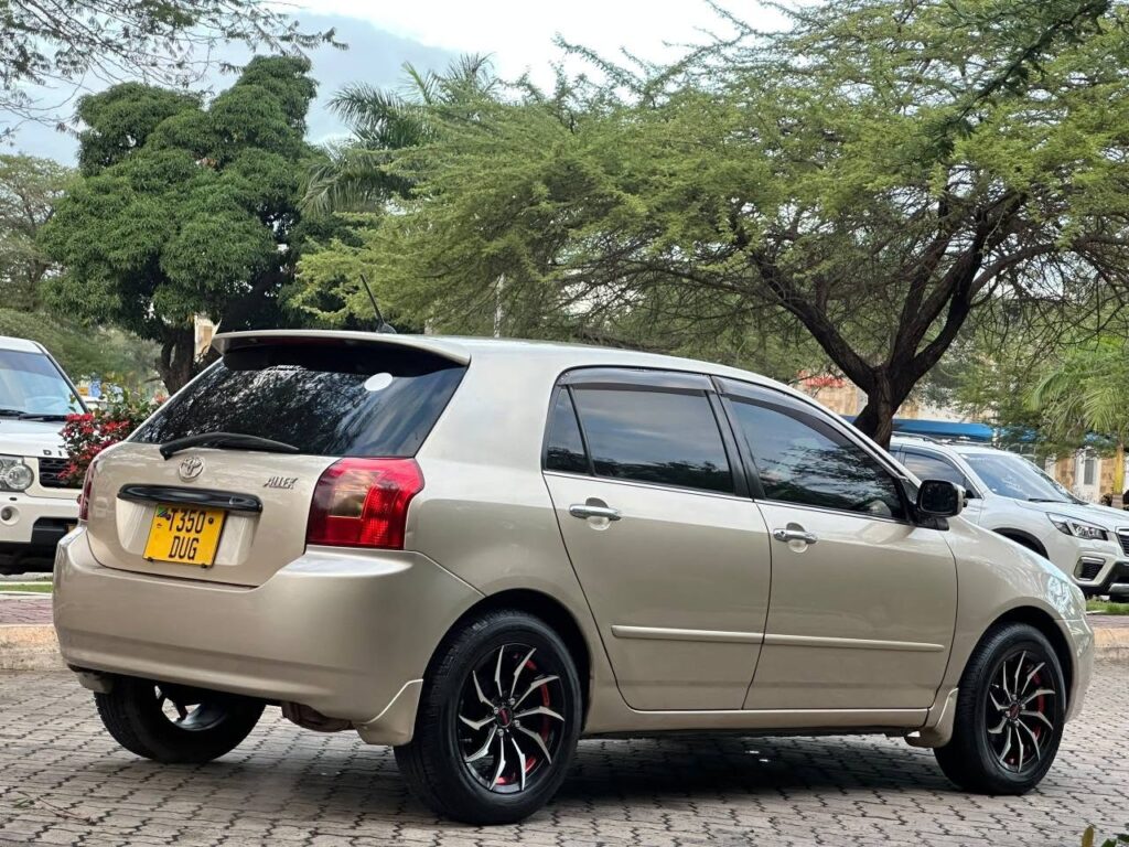 Magari Used Toyota Allex 2003 Dar es Salaam Tanzania