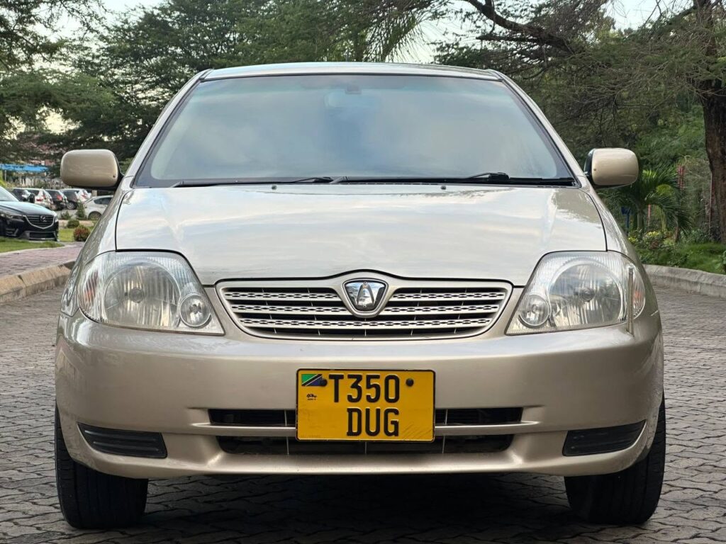 Bei ya Toyota Allex 2003 Sokoni Dar es Salaam Tanzania