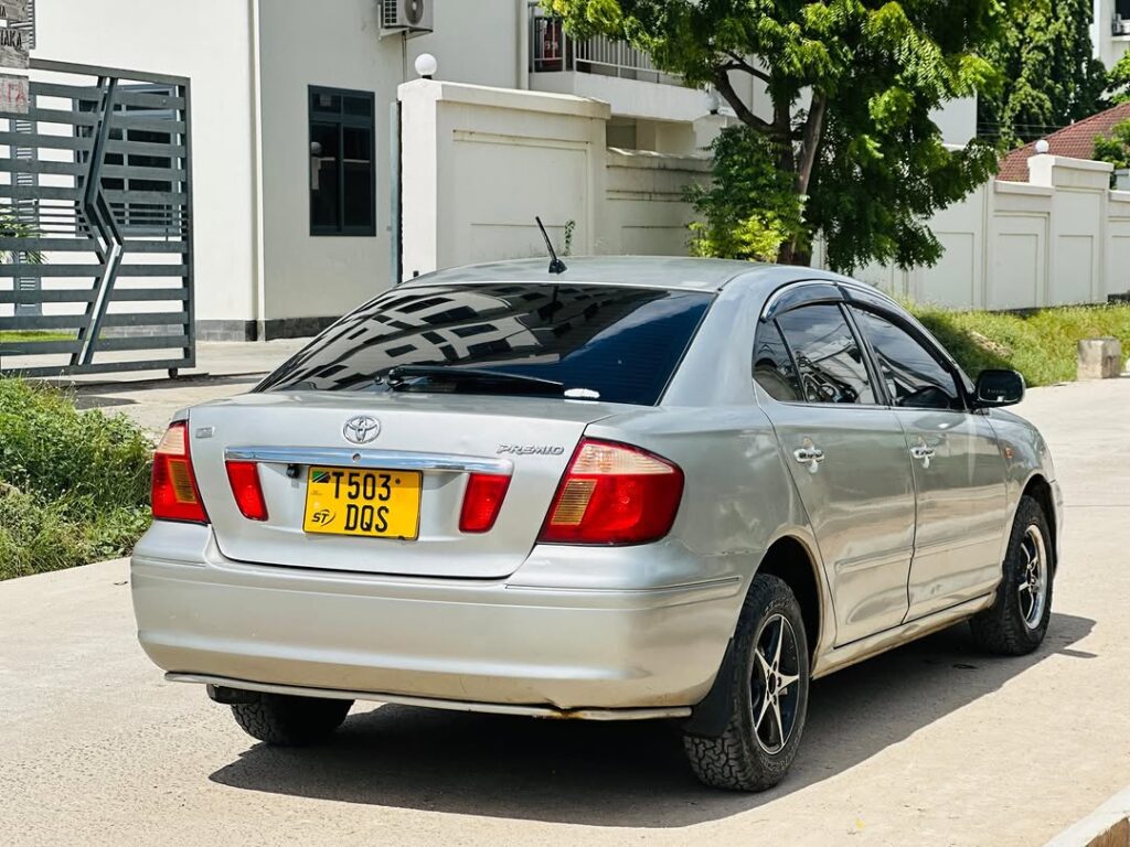 Bei ya Toyota Premio 2005 Sokoni Dar es Salaam Tanzania