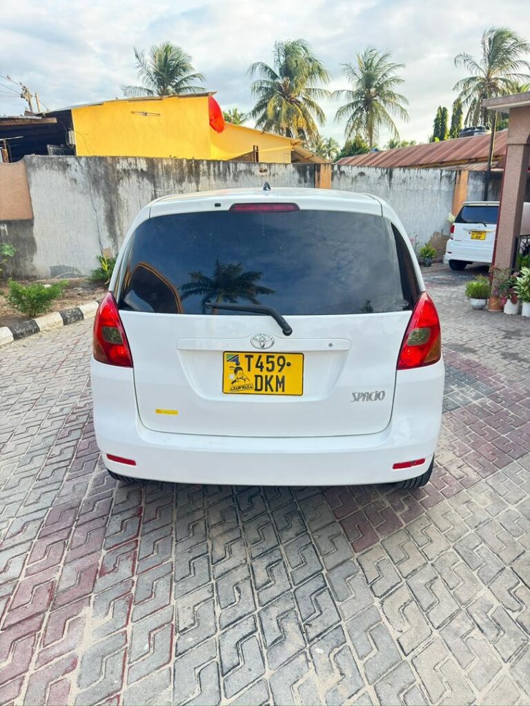 Bei ya Toyota Spacio 2003 Sokoni Dar es Salaam Tanzania