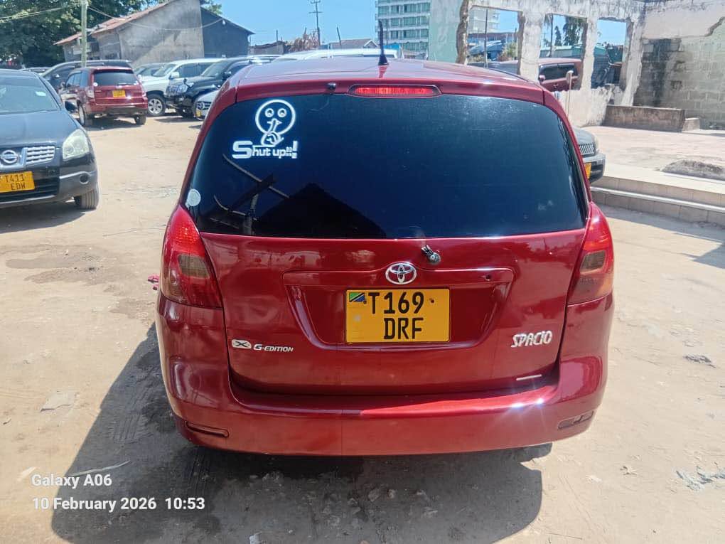 Magari Used Toyota Spacio 2004 Dar es Salaam Tanzania