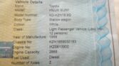 Price Toyota Surf 1998 for Sale in Dar es Salaam