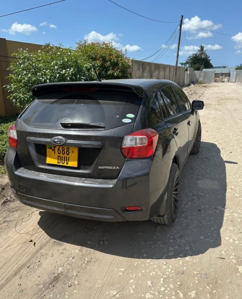 Subaru Impreza bei poa sokoni Dar es Salaam Tanzania