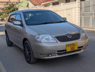 Price of Used Toyota RunX 2002 for Sale in Dar es Salaam Tanzania