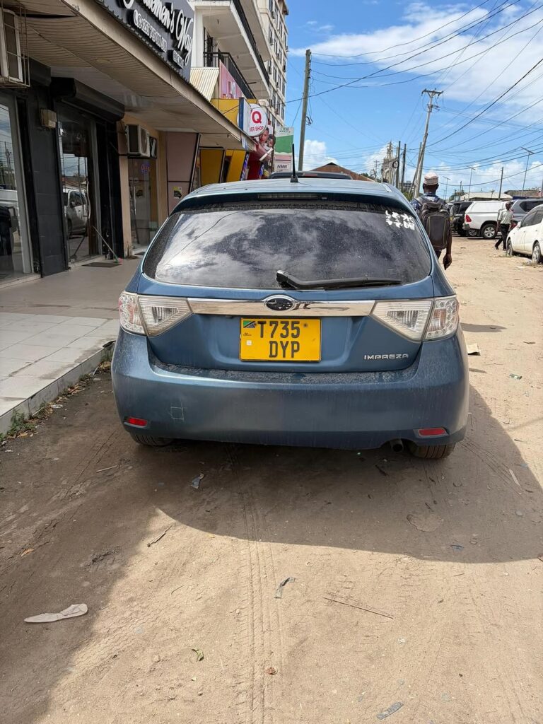 Magari Impreza 2008 lipo Dar es Salaam