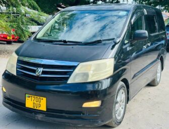 Price of Used Toyota Alphard 2006 for Sale in Dar es Salaam Tanzania