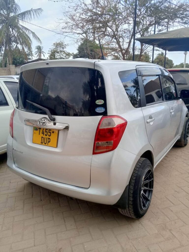 Magari Used Toyota Ractis 2008 Dar es Salaam Tanzania