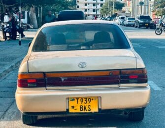 Bei Ya Toyota Corolla 1995 Sokoni Dar es Salaam Tanzania